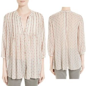 MOVING SALE! Joie Martine Silk  Floral  Sheer Blouse, Size Small
